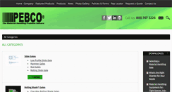Desktop Screenshot of catalog.pebco.com