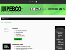 Tablet Screenshot of catalog.pebco.com