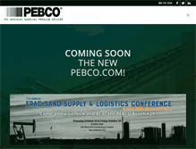 Tablet Screenshot of pebco.com